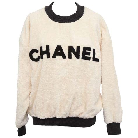 beige chanel sweater